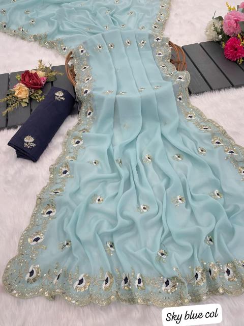 Dazira Georgette silk vol 2 catalog surat wholesale saree market