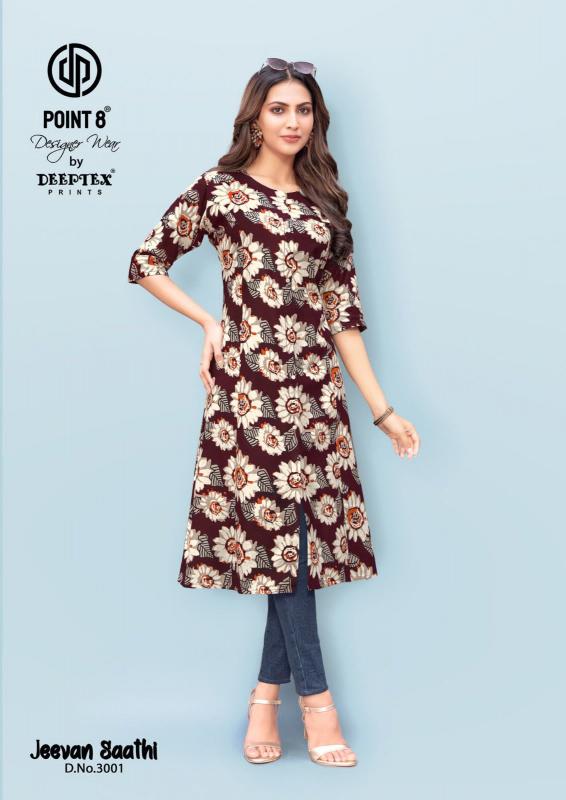 Deeptex Jeevan Sathi Vol-3 – A-Line Kurtis - Wholesale Catalog