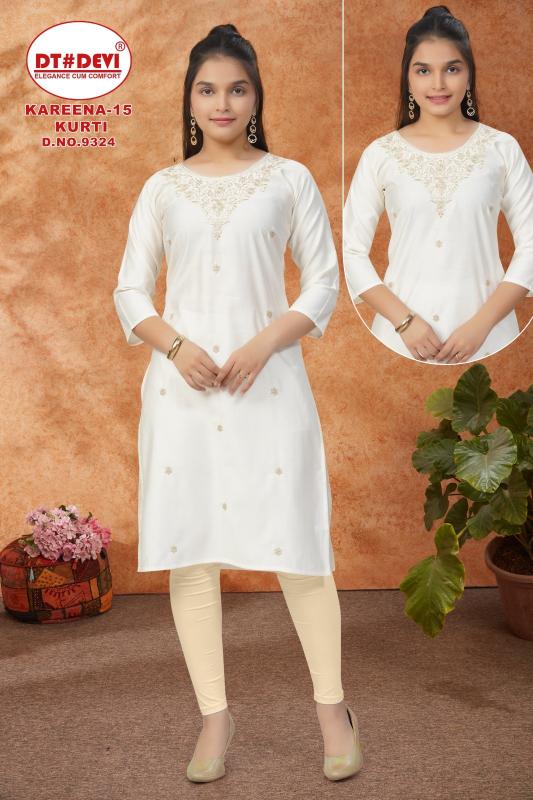 Dt Devi Kareena vol 15 9324 catalog branded kids wear wholesale in india