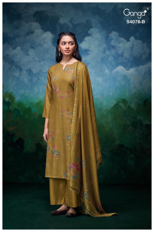 Ganga Givara 4078 catalog wholesale ladies salwar kameez