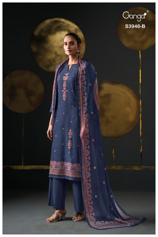 Ganga Jerusha 3946 catalog wholesale salwar kameez online