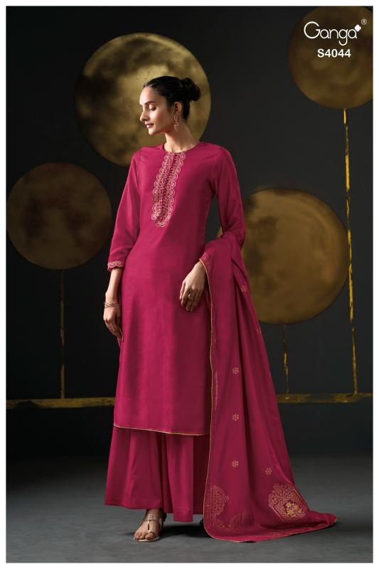 Ganga Zarqa 4044 catalog salwar kameez wholesale surat gujarat
