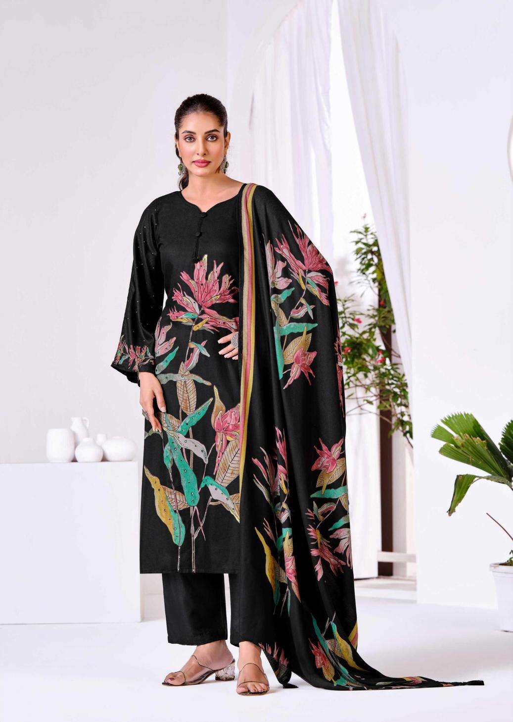 Mumtaz Arts Noor E Kashmiri catalog women dress material price in wholesale