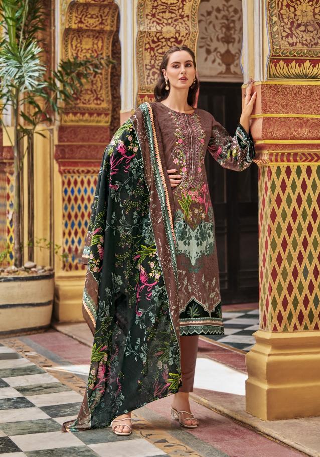 Romani Aarzu Vol 22 Catalog wholesale pure cotton dress material