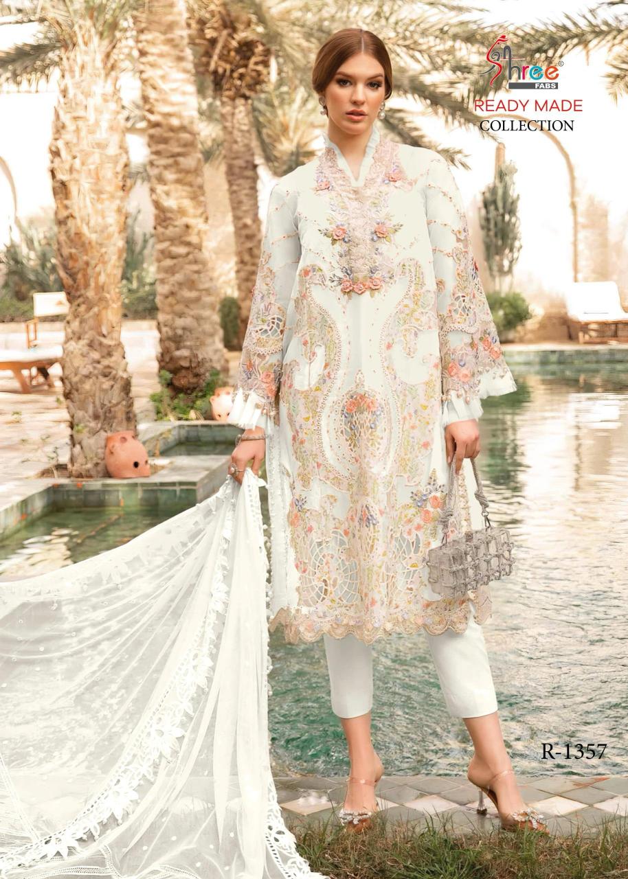 Shree Fabs 1357 catalog pakistani wholesale suits franchises