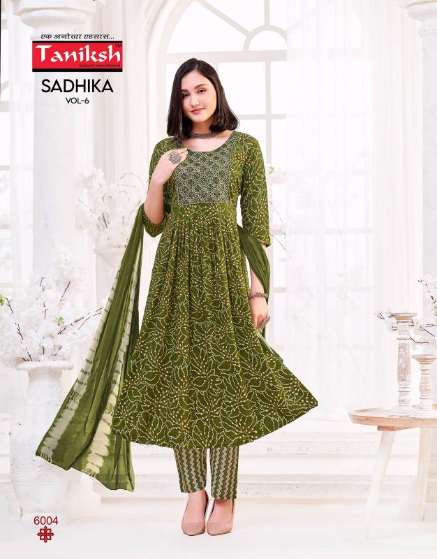 Taniksh Sadhika Vol 6 catalog buy kurtis at wholesale price