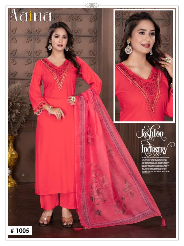 Trendy Aaina catalog brand kurtis wholesale