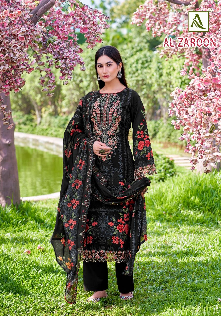 Alok AL Zaroon catalog dress materials for wholesale for online busibesss