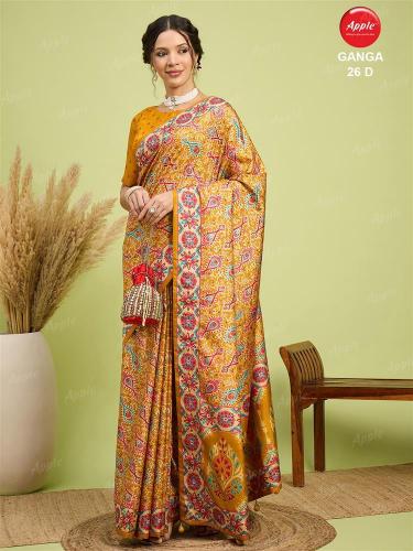 Apple Ganga 26 catalog befresh sarees surat
