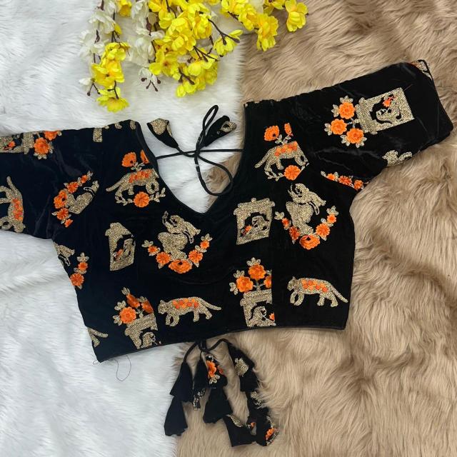 Blousewala Velvet vol 2 catalog velvet readymade blouse wholesale in surat