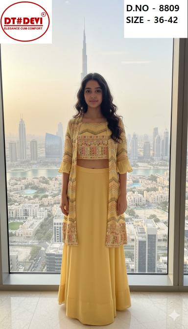 Dt Devi Elliza 8809 Nx Catalog indo western style