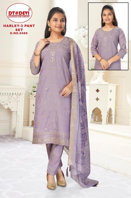 Dt Devi Harley vol 3 9489 catalog kids wear wholesaler in near serampore