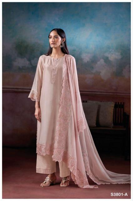Ganga Cyrene 3801 catalog wholesale salwar kameez india