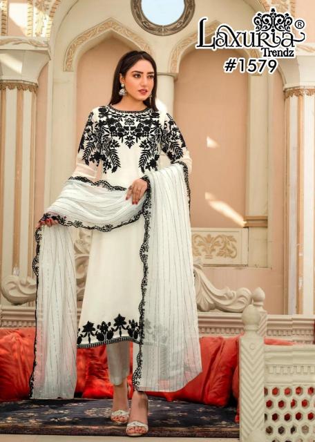 Laxuria Trendz 1579 catalog new collection of pakistani suits