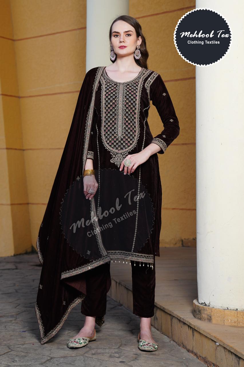 Mehbbob Tex 1482 catalog wholesaler of pakistani suits in amritsar