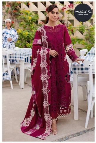 Mehboob Tex 1722 A And B cataog pakistani suit wholesale
