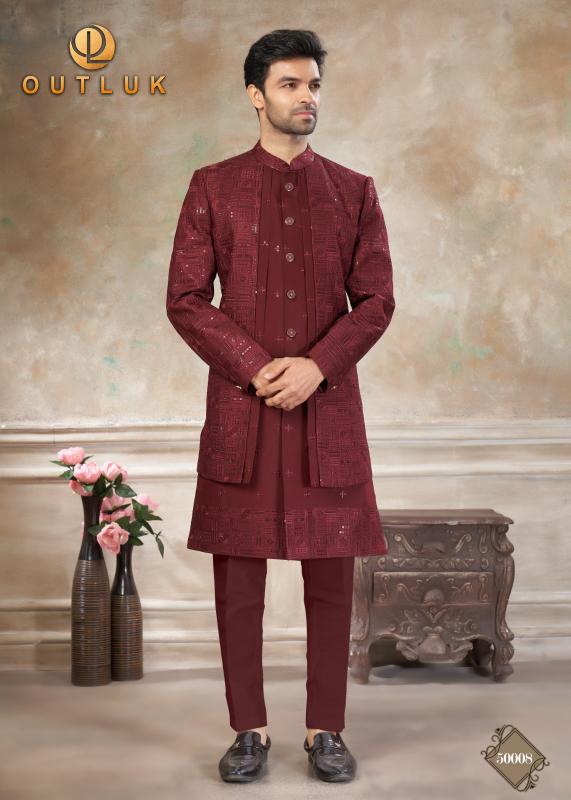 Outluk Wedding Collection Vol 50 catalog wholesale branded mens kurtis