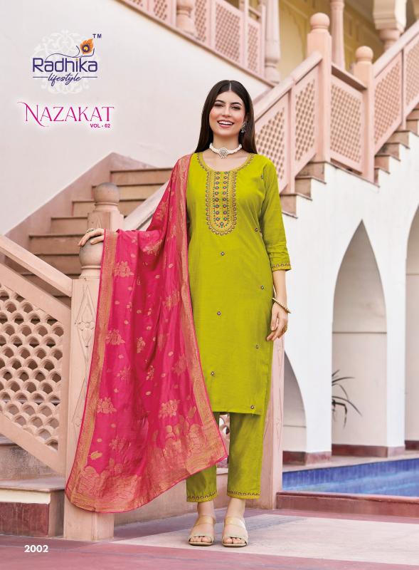 Radhika LifeStyle Nazakat vol 2 catalog ethnic wear kurtis wholesale