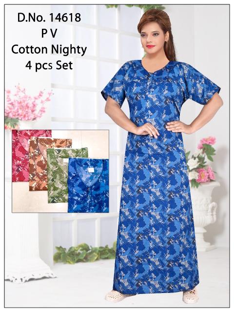 Sabella 14617 & 14618 cotton nighty 