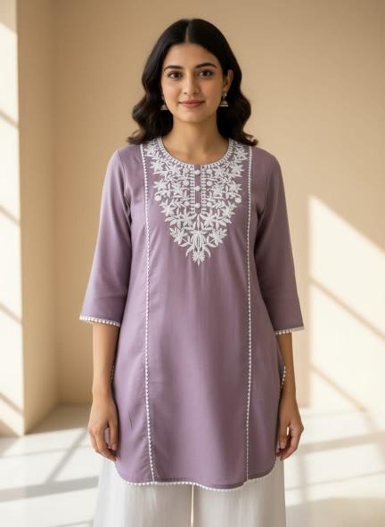 Sabella Heavy roman silk catalog wholesale short kurtis