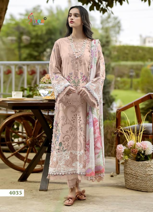 Shree fabs Ombre Lawn Collection 25 Vol 6 catalog Chiffon Dupatta pakistani suits replica in delhi