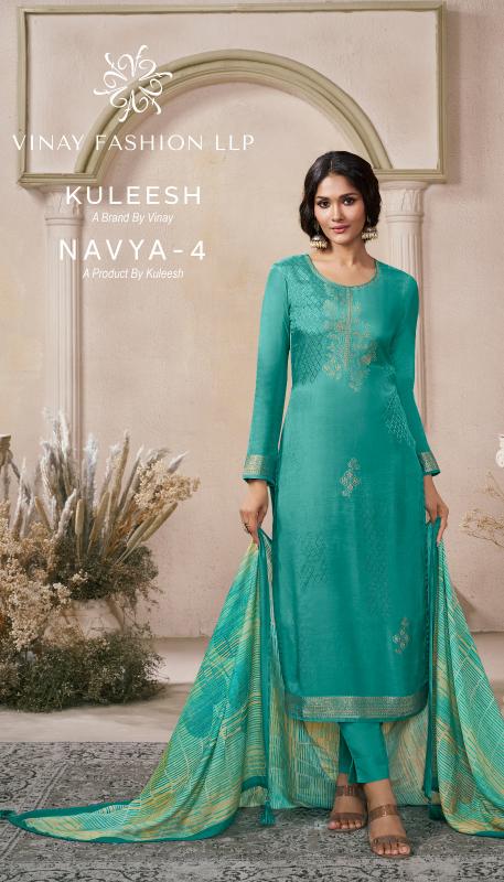 Vinay Kuleesh Navya Vol 4 catalog salwar kameez wholesaler in burrabazar