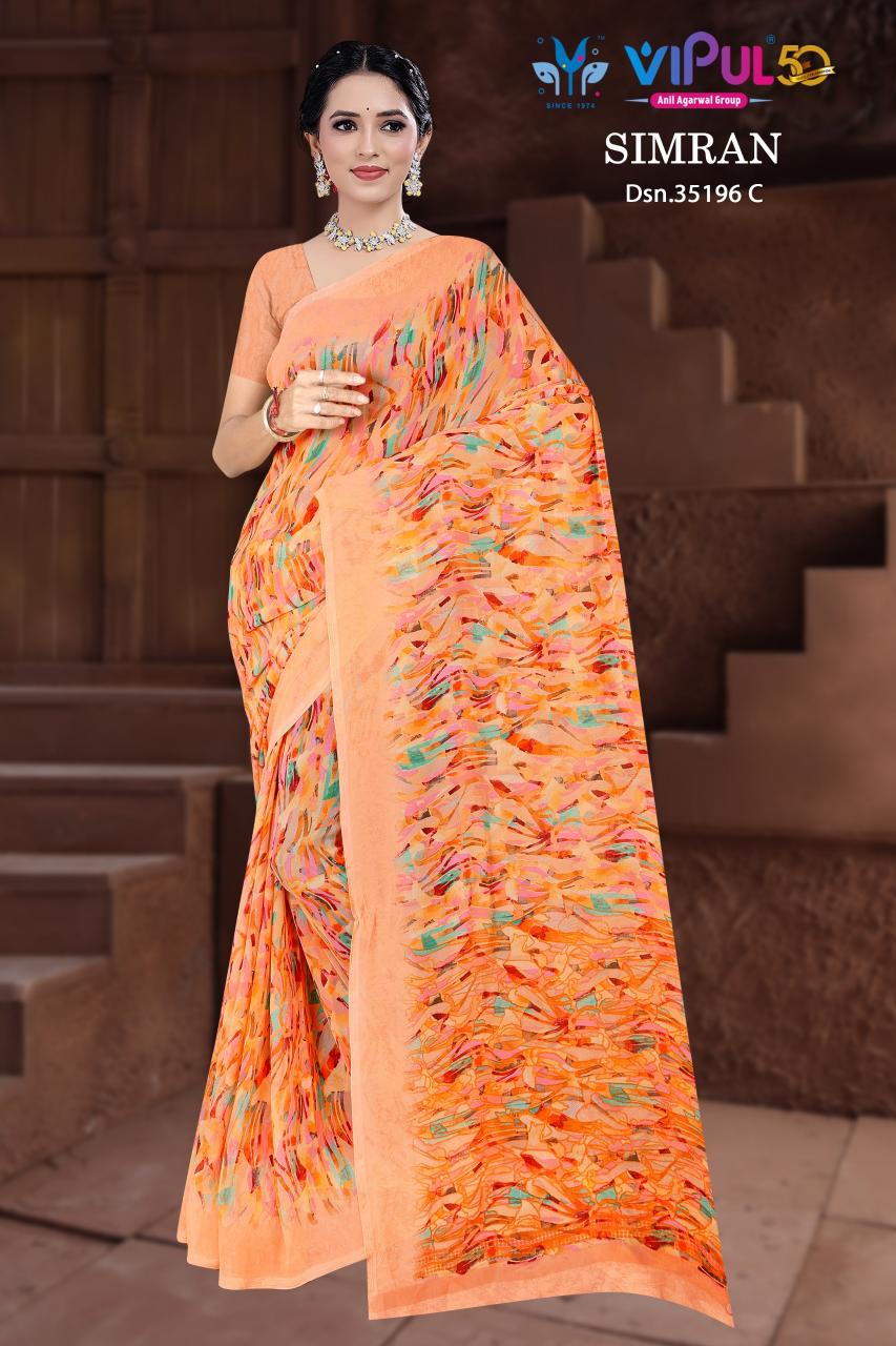 Vipul Simran 35196 catalog surat saree wholesale market online shopping
