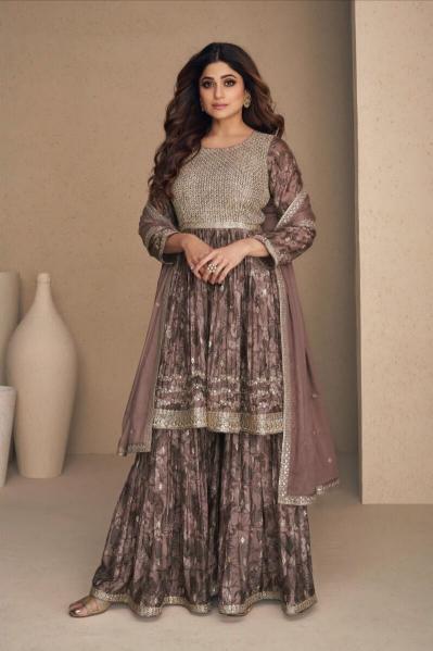 Aashirwad Flower X Shamita Shety catalog wholesale salwar suit market in mumbai