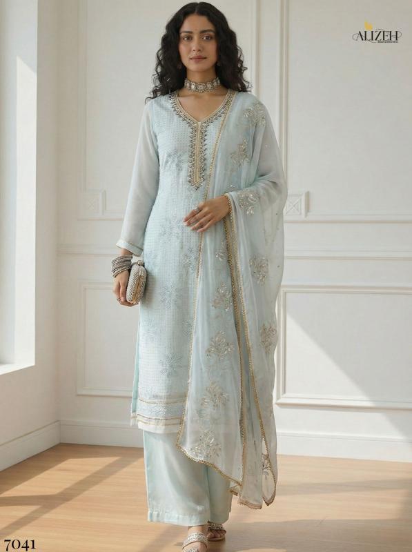 Alizeh 7041 To 7044 catalog whosale designer salwar suits