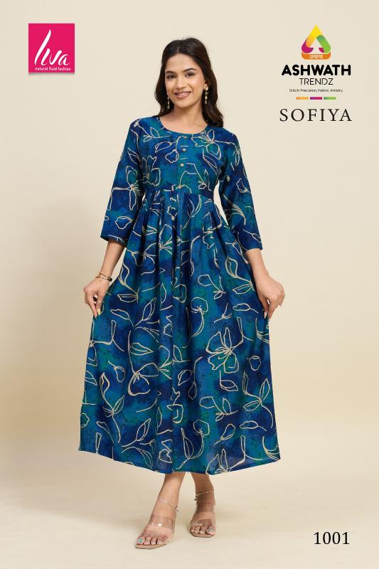 Ashwath Sofiya catalog anarkali kurtis wholesale