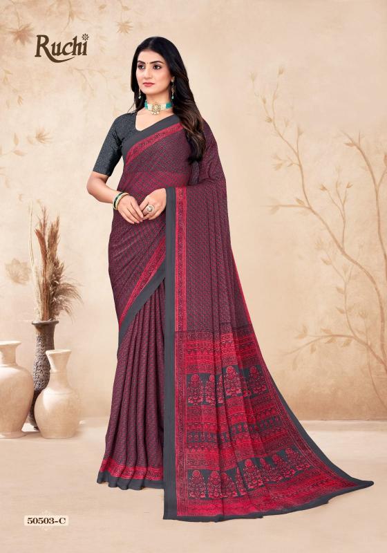 Ruchi Star Chiffon 212 catalog saree dealers in surat