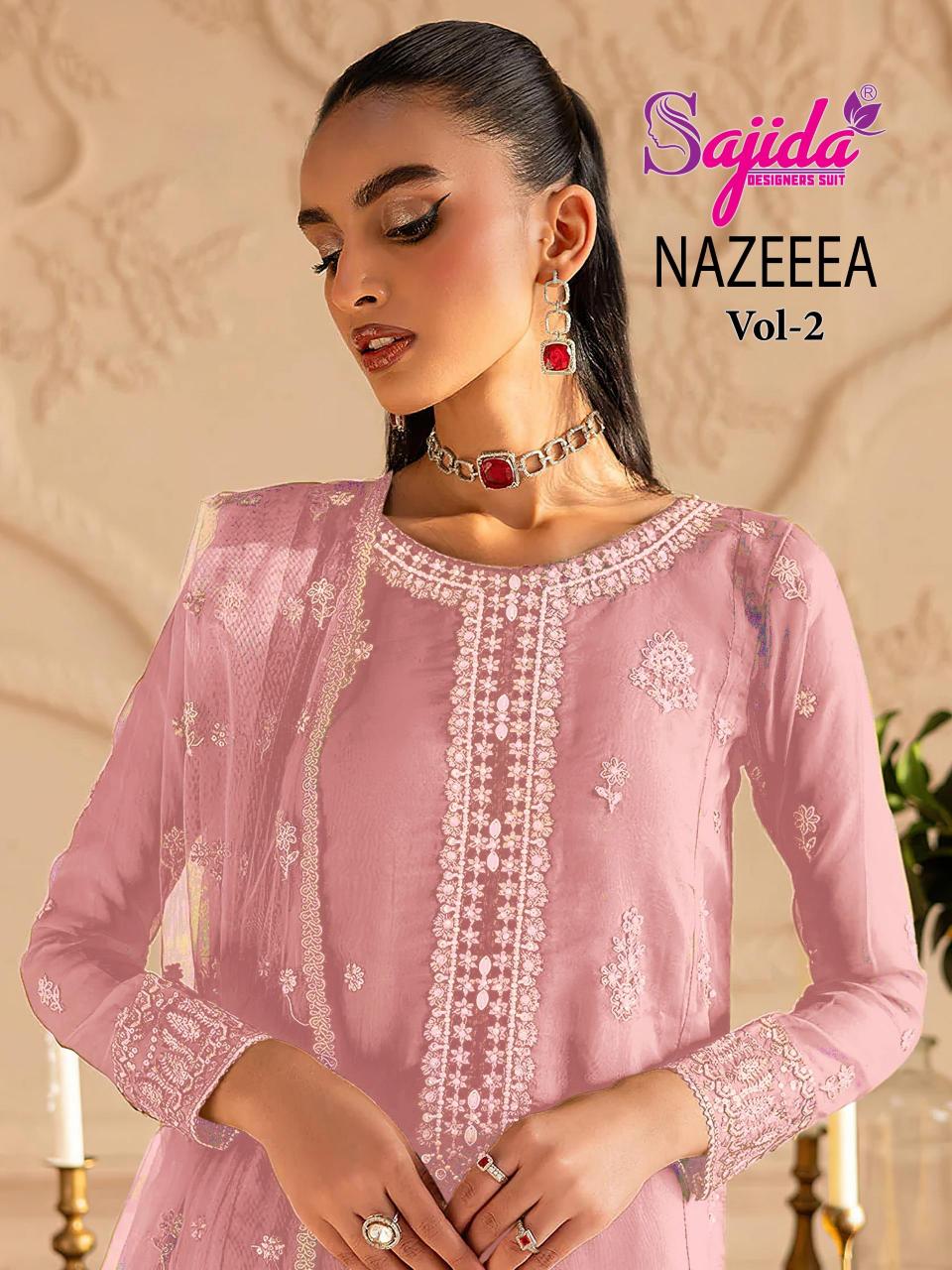 Sajida Nazeena vol 2 catalog pakistani suits wholesale in india