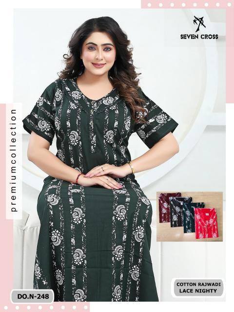 Seven cross 248 & 249 catalog lace nighty 