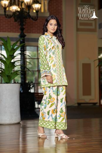 The Wonder Woman W 1013 catalog modest co ord sets pakistan