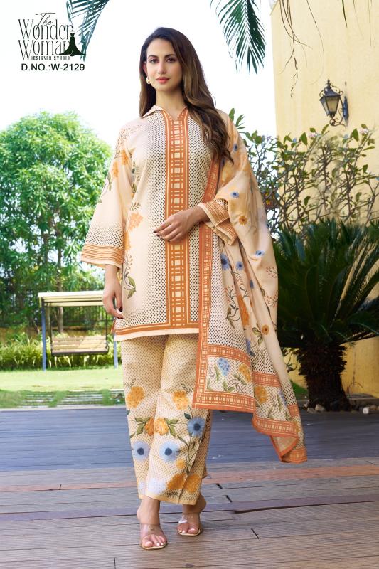 The Wonder Woman W 2129 catalog pakistani suits wholesaler