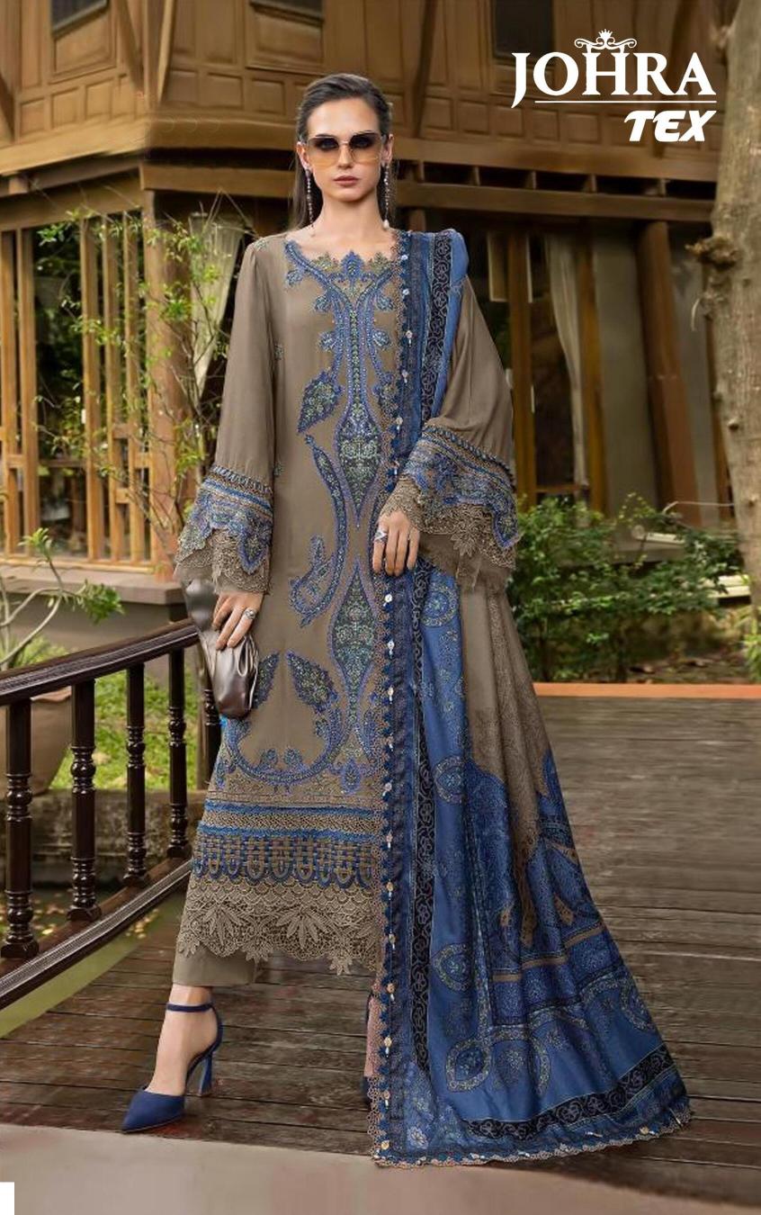 Johra Tex 190 catalog pakistani suits manufacturer in surat