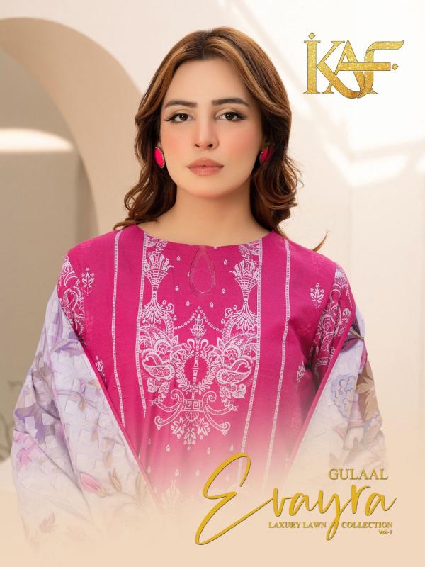 Kaf Gulaal Evaya Vol- 1 – Pakistani Karachi Dress Material