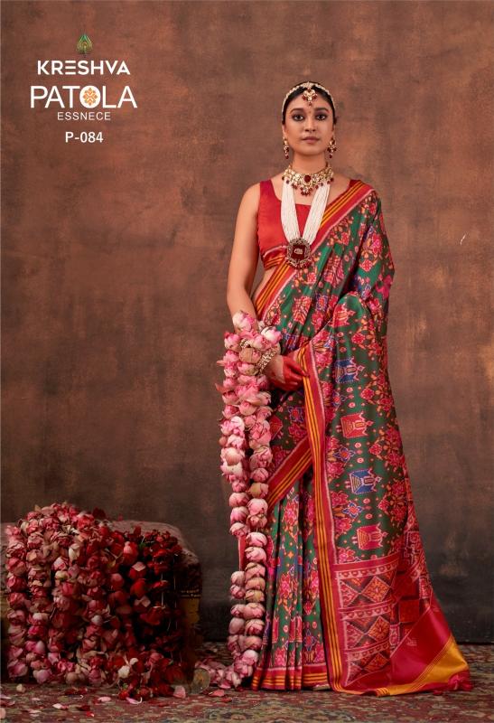 Kreshva Patola Essence catalog surat saree wholesale market address