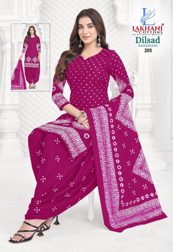 Lakhani Dilsad Bandhani Vol-02 – Dress Material - Wholesale Catalog