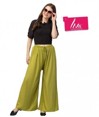 Liva Heavy Rayon vol 2 catalog Bottom Wear Plazzo Style