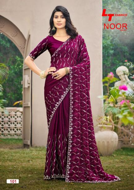Lt Noor vol 1 catalog fancy sarees surat factory