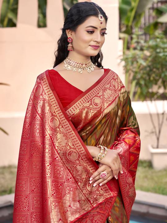 POORVIKA SILK VOL 7 by Astita fancy designer Pochampalli Soft Silk fabric saree wholesale with Fancy latkan