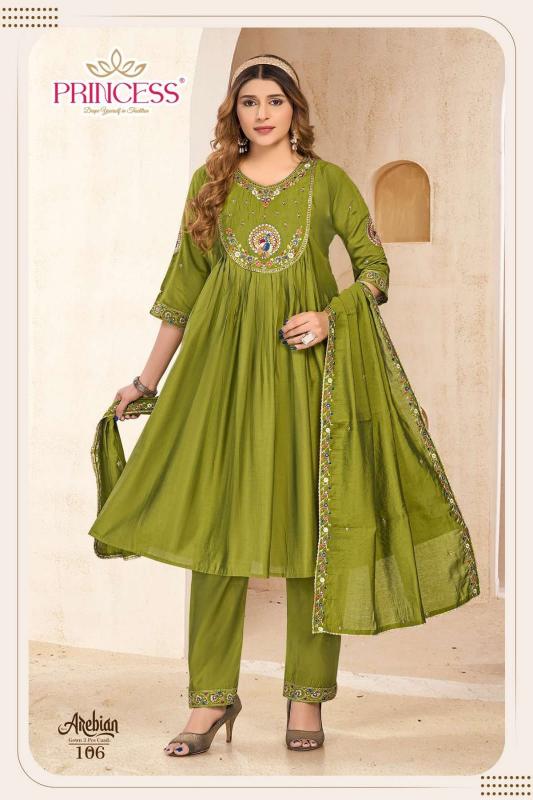 Princess New Arebian catalog roman fabric kurtis