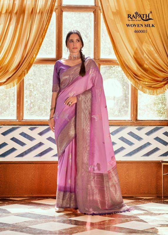 RajPath Rose Berry Silk catalog surat saree mill