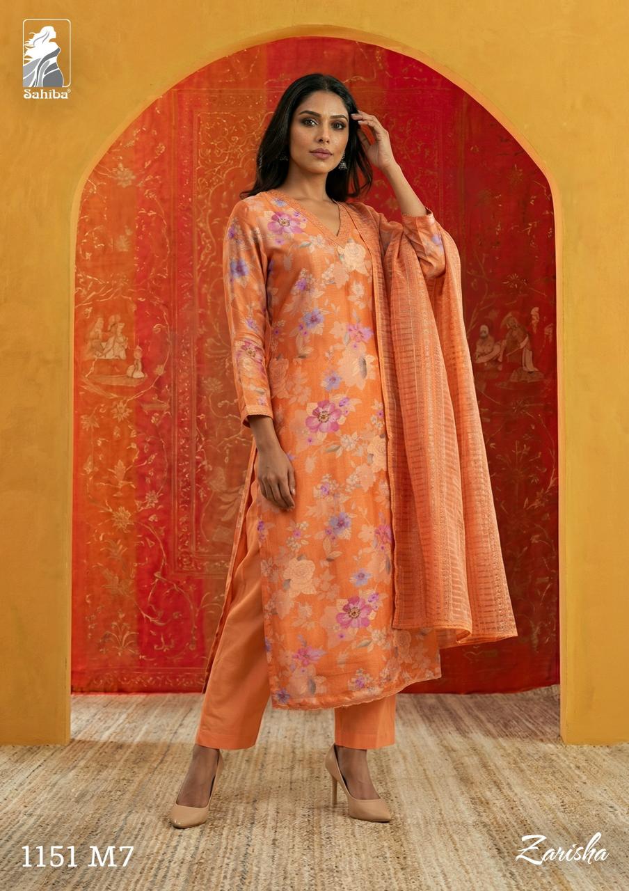 Sahiba Zarisha catalog unstitched salwar kameez wholesalers uk