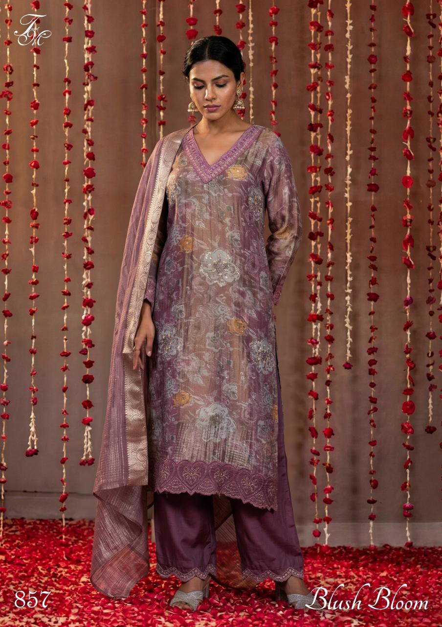 T&M Blush Bloom catalog salwar kameez wholesale