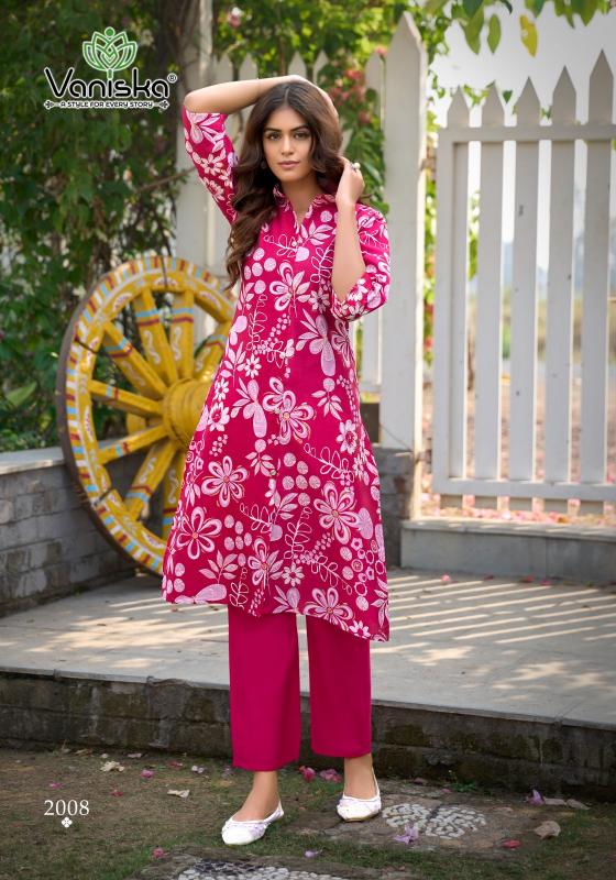 Vaniska Flower Velly Vol 2 catalog co ord set 