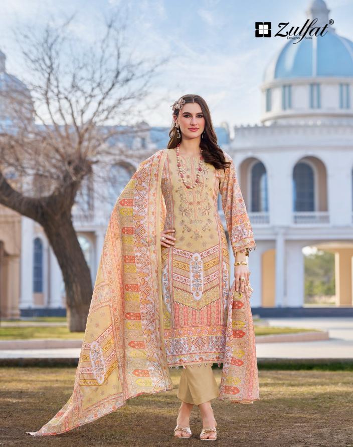 Zulfat Sana Safina vol 3 catalog dress material wholesale market in chennai