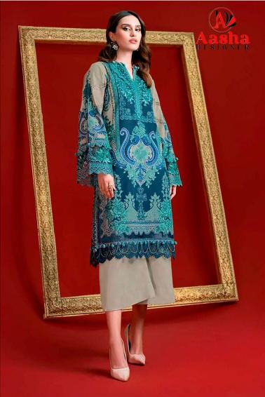 Aasha 1198 catalog Cotton Dupatta pakistani suits wholesalers in mumbai
