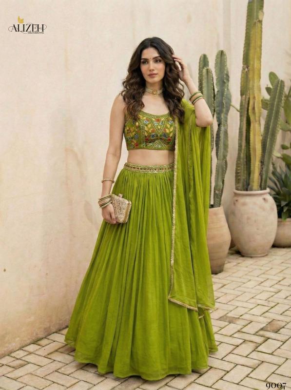Alizeh 9006 And 9007 catalog lehenga choli wholesaler in surat